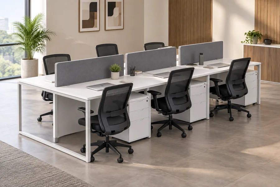 Workstations & Partitions furniture concept